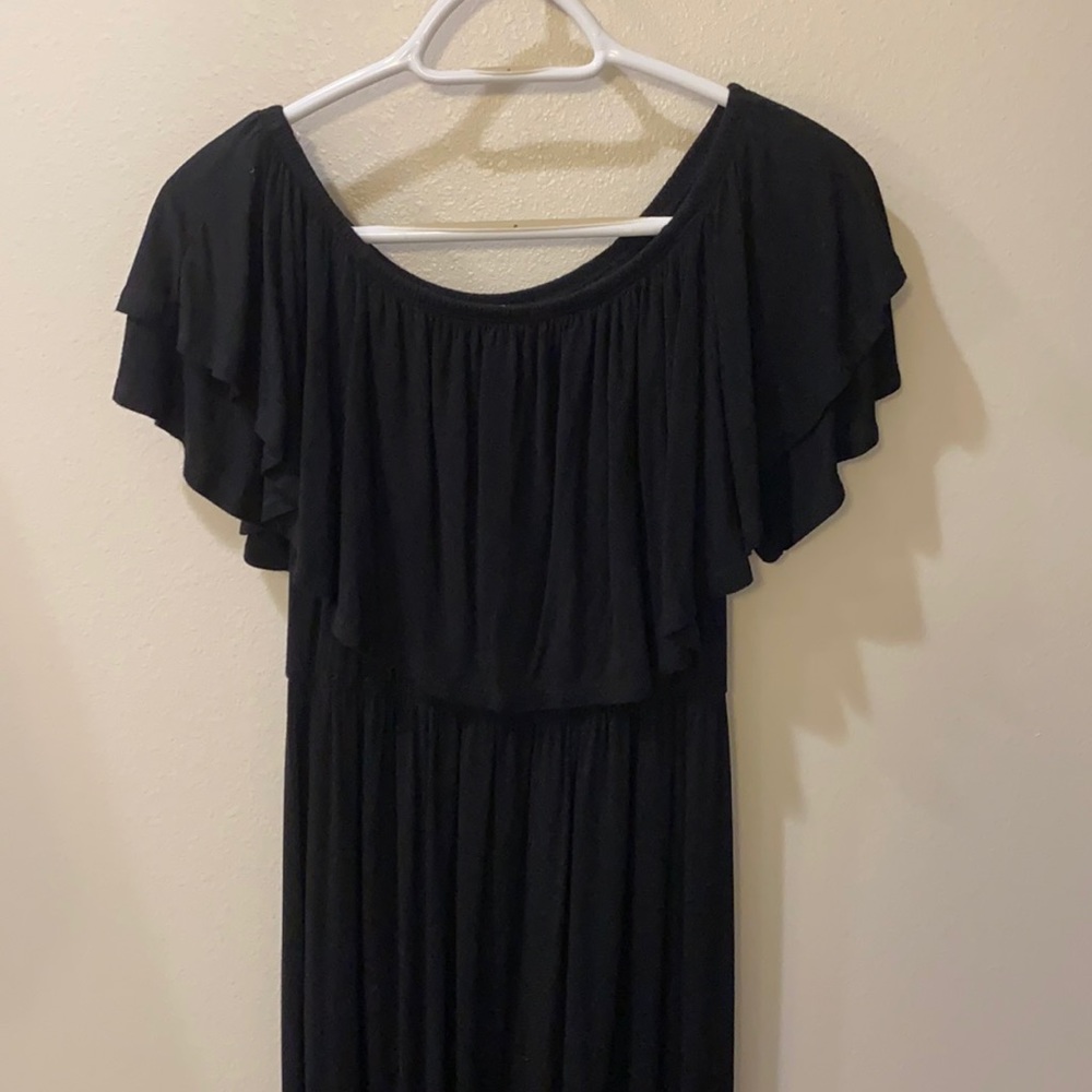 Cotton off the shoulder maxi